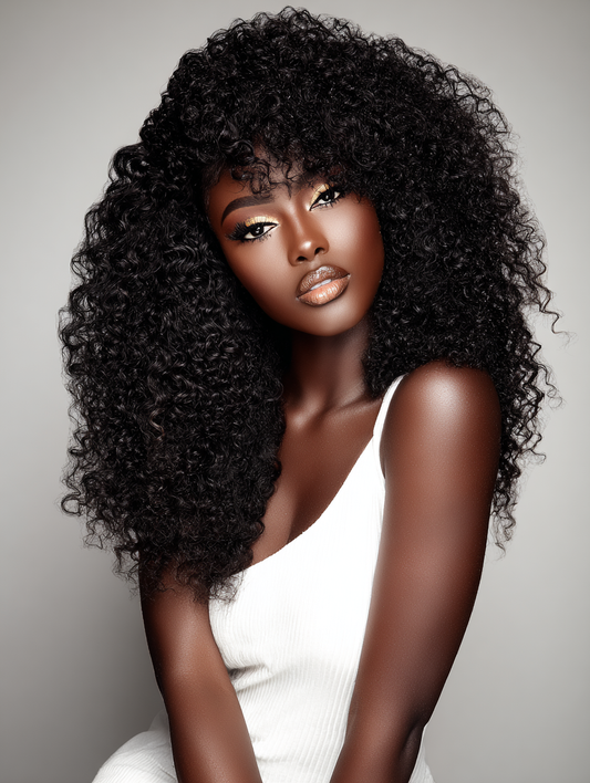 Cambodian Soft Kinky Curly Hair